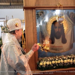 Освящение храма Иверской иконы Божией Матери Спасского монастыря